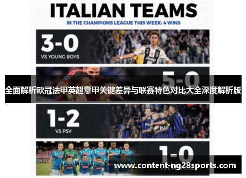 全面解析欧冠法甲英超意甲关键差异与联赛特色对比大全深度解析版